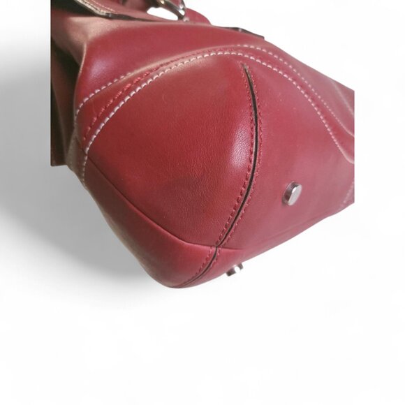 COACH Vintage Soho Satchel in cherry red - Picture 11 of 12